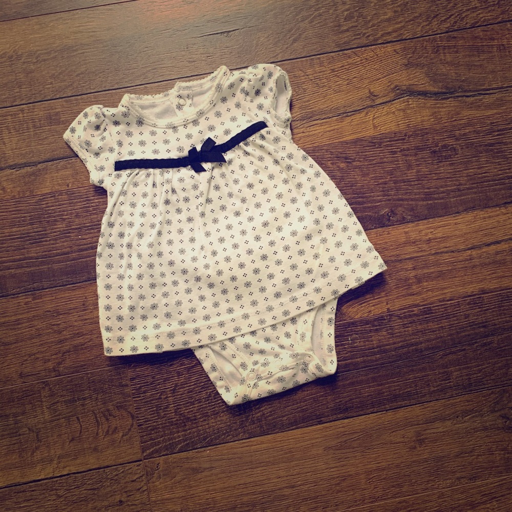 💕✨ Baby Girl Black and White Dress 💕✨